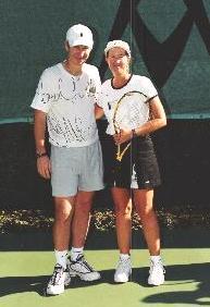 John McEnroe and Kelly Simons